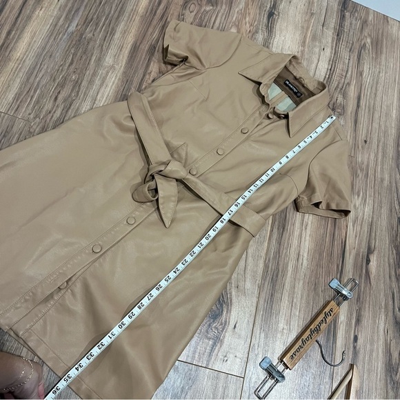 Revolve x BlankNYC Faux Leather Belted Mini Dress - Picture 6 of 9